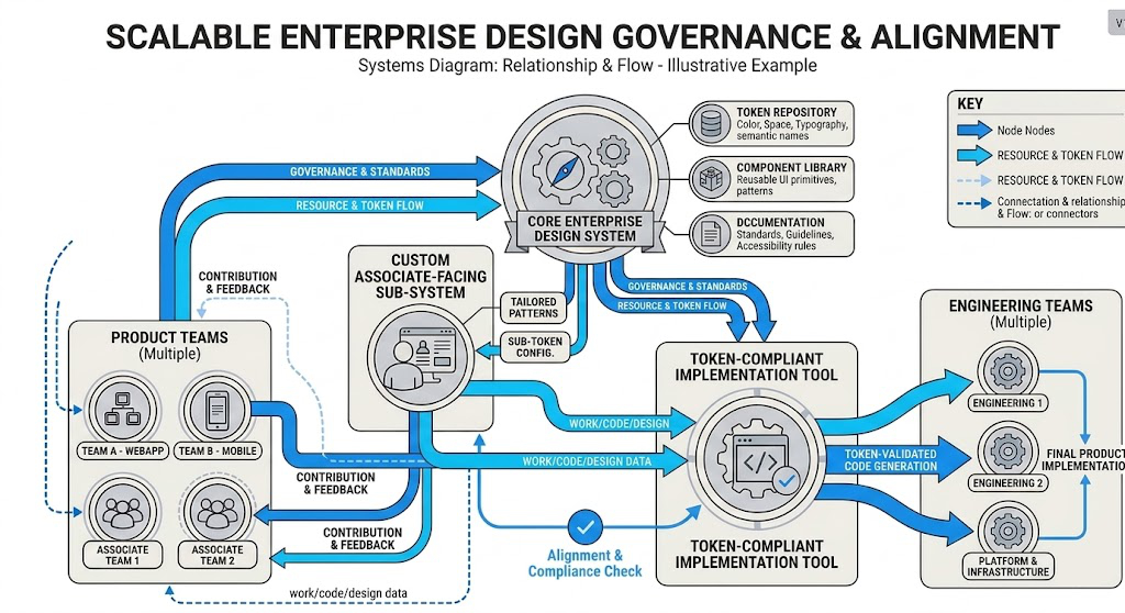 infographics diagram of component creator tool